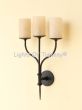 modern wrought iron wall sconce
3 light wall sconce
three light candle sconce
candelabra wall sconce
modern Spanish Revival lighting
Spanish Revival wall sconce
Mediterranean wall sconce
Tuscan style wall sconce
Old World iron wall