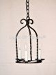 6521-3 Rustic Mediterranean Style Iron Mini Chandelier