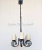 1476-10GLS Iron Chandelier