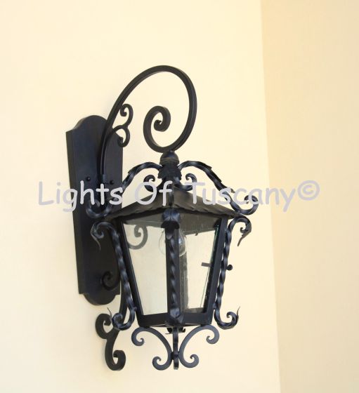8229-1 Mediterranean Outdoor Iron Wall Light