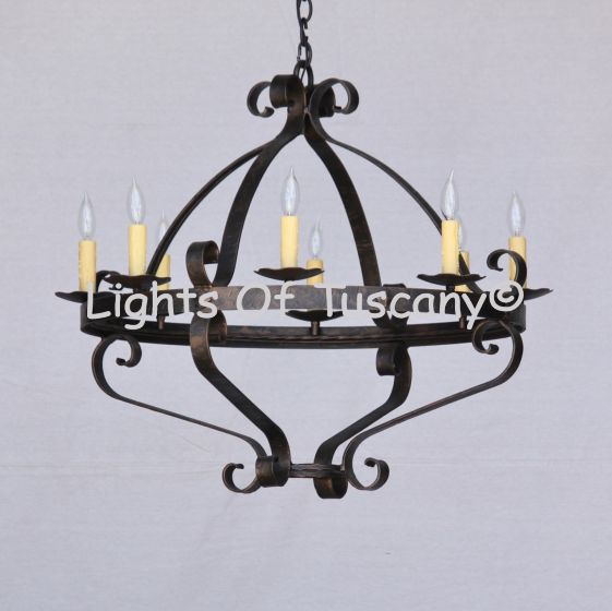 1637-6 Tuscan-Italian Country Style Chandelier