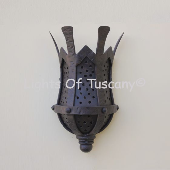 Rustic Gothic Wall Lamp