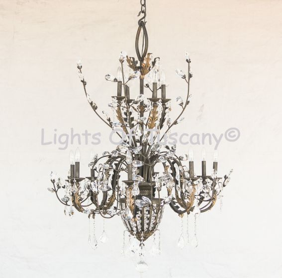 Tuscan Crystal Chandelier 3110-12