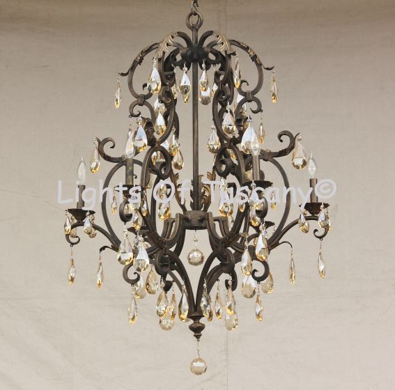3548-6 Tuscan Style Crystal Chandelier