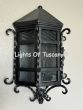 Spanish Colonial Outdoor Wall Light,  Iron Wall Light, Spanish Outdoor Light, Outdoor Pocket Sconce, Colonial Outdoor Light, Iron Lighting