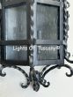 Spanish Colonial Outdoor Wall Light,  Iron Wall Light, Spanish Outdoor Light, Outdoor Pocket Sconce, Colonial Outdoor Light, Iron Lighting