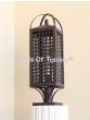 7860-1P Contemporary Outdoor Iron Post Light