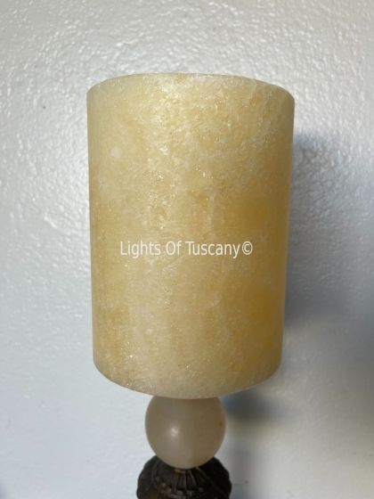 Honey Onyx Stone Shade, Chandelier Shade, Wall Sconce Shade, Hand Carved Stone Shade