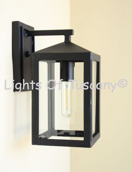 heavy duty iron lighting, commercial grade iron lighting, modern outdoor lighting, outdoor wall light, contemporary outdoor light, urban style outdoor light, transitional outdoor light, farmhouse style outdoor light, LED light, minimalist lighting, square