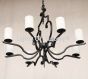 1092-8GL Wrought Iron Chandelier