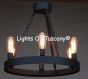 Chandelier-Hand Forged-Wrought Iron