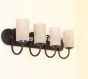 5554-4 Contemporary Rustic Bathroom Iron Vanity Light