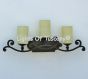 Mediterranean/Spanish Style Iron Bathroom Vanity Lights
