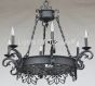 1436-6 Spanish Style Chandelier 