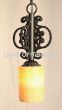6129-1 Rustic Spanish Style Wrought Iron Kitchen Island Pendant Light