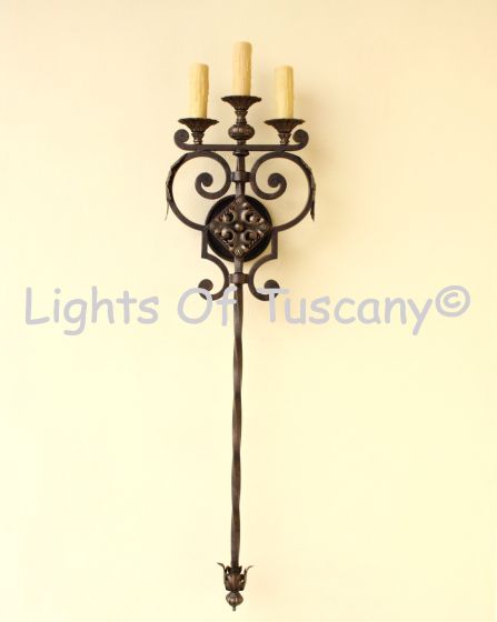 5388-3 Iron Wall Light