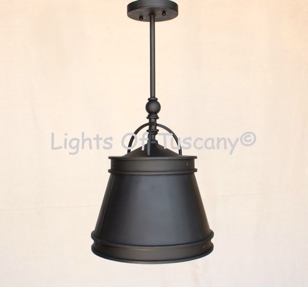 6245-1 Contemporary Rustic Iron Mini Hanging Pendant