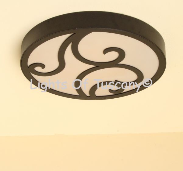 6657-16 Outdoor Ceiling Flush Light