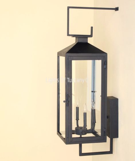 7650-4 Modern Contemporary Extra Large Wrought Iron Exterior Light