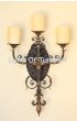 5385-3 Tuscan Style Wrought Iron Wall Light Sconce
