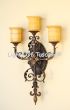 5385-3 Tuscan Style Wrought Iron Wall Light Sconce