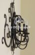 5390-6 Tuscan Wrought Iron Wall Sconce
