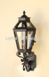 7226-1 Colonial Style Wrought Iron Wall Lantern Light
