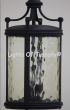 7710-3 Contemporary- Spanish Wrought Iron Outdoor Light/ Fixture