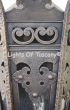 7206-1 Gothic Revival Iron Outdoor Pocket Wall Light