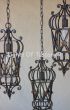 6173-3 Mediterranean style wrought Iron pendant chandelier