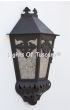 7044-1 Spanish/Mexican style forged wrought iron outdoor pocket lantern/lamp 