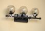 5720-3 Contemporary Style Wrought Iron 3 Bar Bathroom Vanity  Light