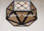 6640-6 Gothic Revival Style Semi Flush Ceiling Light