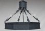 1261-1 Spanish Gothic/Medieval Style Chandelier