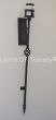 5420-1 Rustic Spanish/Mediterranean Style Wrought Iron Torch Wall Light