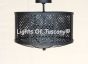 6648-4 Iron Ceiling Flush Mount