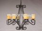 Contemporary Wrought Iron Chandelier