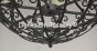 1266-6 Spanish Wrought Iron Chandelier 