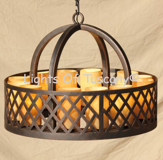 Chandelier-Hand Forged-Wrought Iron