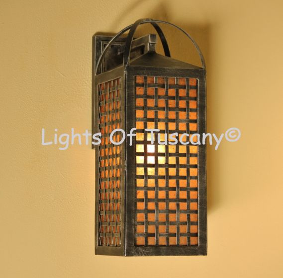 Contemporary outdoor wall lantern light