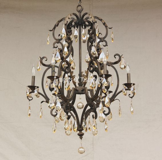 3548-6 Tuscan Style Crystal Chandelier