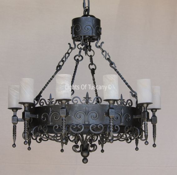 Gothic Style Medieval Castle Chandelier Light