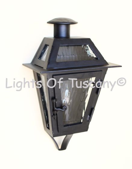 heavy duty iron lighting, commercial grade iron lighting, modern outdoor lighting, outdoor wall light, contemporary outdoor light, urban style outdoor light, pocket light, low profile light, transitional style lighting, colonial lighting