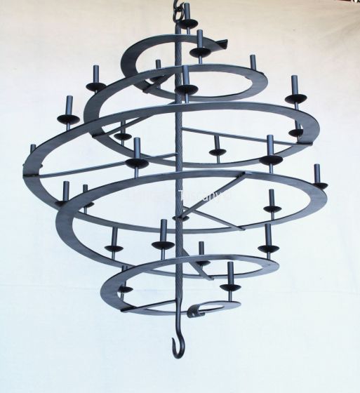 Wrought Iron Chandelier, Spiral Chandelier, Large Spiral Chandelier, Entryway Chandelier, Contemporary Chandelier, Modern Chandelier, LED Chandelier, Candelabra Chandelier, Commercial Grade Chandelier, Large Chandelier,