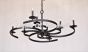 1036-8 Contemporary Wrought Iron Chandelier