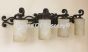 5610-4 Spanish-Tuscan Bathroom Vanity Lights