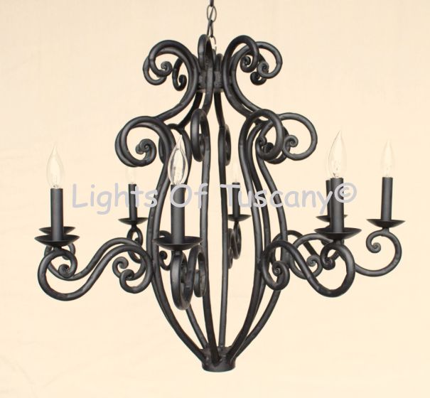 1602-8 Iron Chandelier
