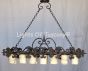 Pool table light, gothic revival style light, kitchen island light, gothic linear light, old world chandelier, iron pool table light, antique pool table light, kitchen island chandelier