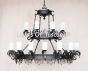 1846-24 Wrought Iron Chandelier