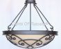 2431-6 Wrought Iron Spanish Style Bowl Light